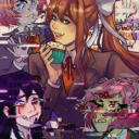 doki doki literature club group - discord server icon