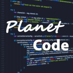 Planet: Code - discord server icon