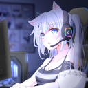 Anime Catgirls | Social • Emotes & Stickers • Nitro • Gaming • Art • Fun • Chill - discord server icon