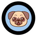 Positivity and Pugs - discord server icon