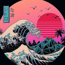 Retro Kanagawa - discord server icon