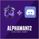 ꧁༺AlphaMan12's Discord Army ༻꧂ - discord server icon