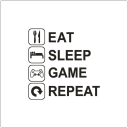 Gaming & Chill | Eat. Sleep. Game. Repeat. - discord server icon