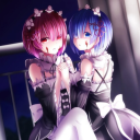 Rem 空 | Anime • Emotes • Social - discord server icon