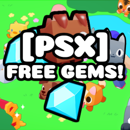 Pet Simulator X 🐾 | Free Gems! 💎 - discord server icon