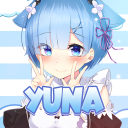 Yuna │ Chatting • Anime • Social & Community • VC • Emotes & Stickers - discord server icon