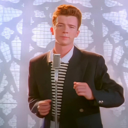 Rick Astley's cult - discord server icon
