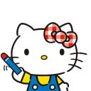 ₊˚ Hello Kitty! . ៸៸ 🌸 - discord server icon
